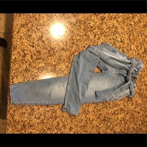 Girls paper bag Abercrombie jeans 9/10